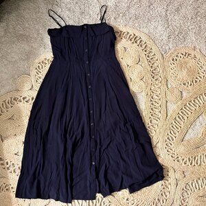 Rokoko Navy Blue Sundress